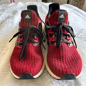 Male size 6 1/2 Red Adidas Tennis Shoes